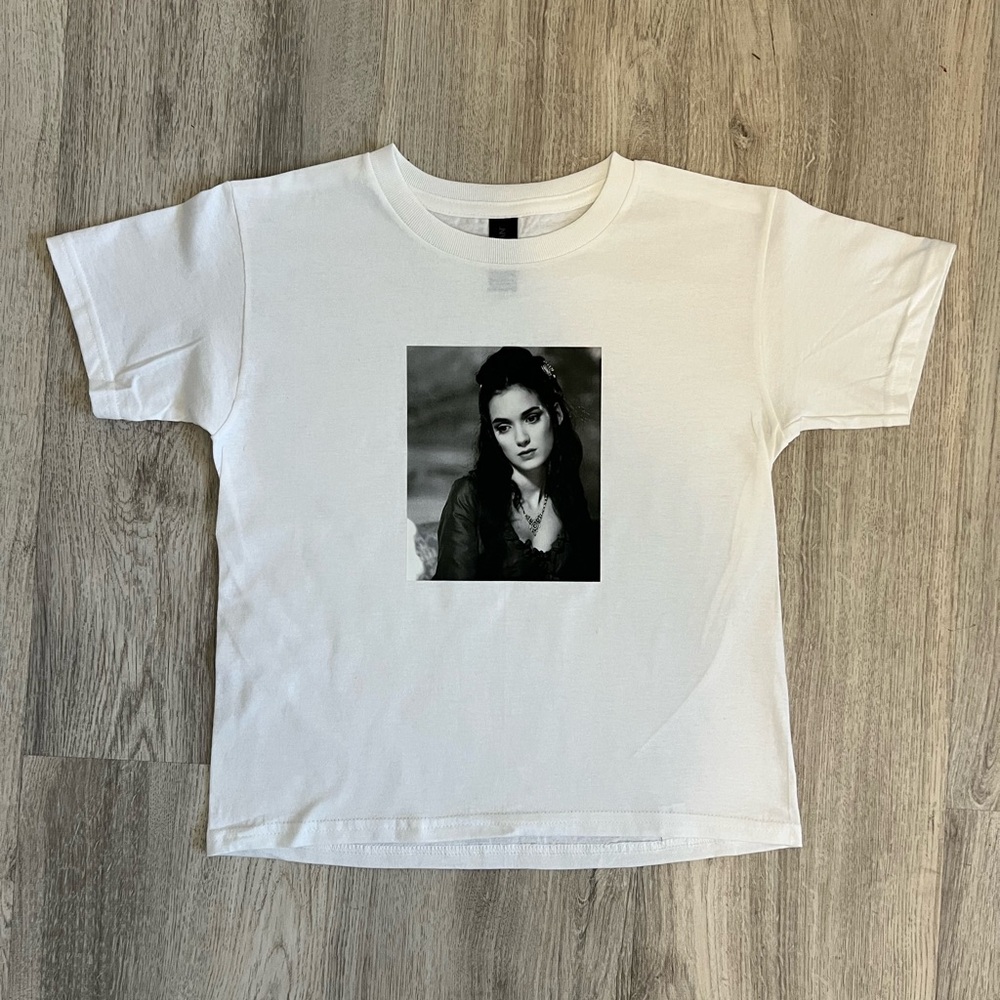 Winona Ryder graphic tee